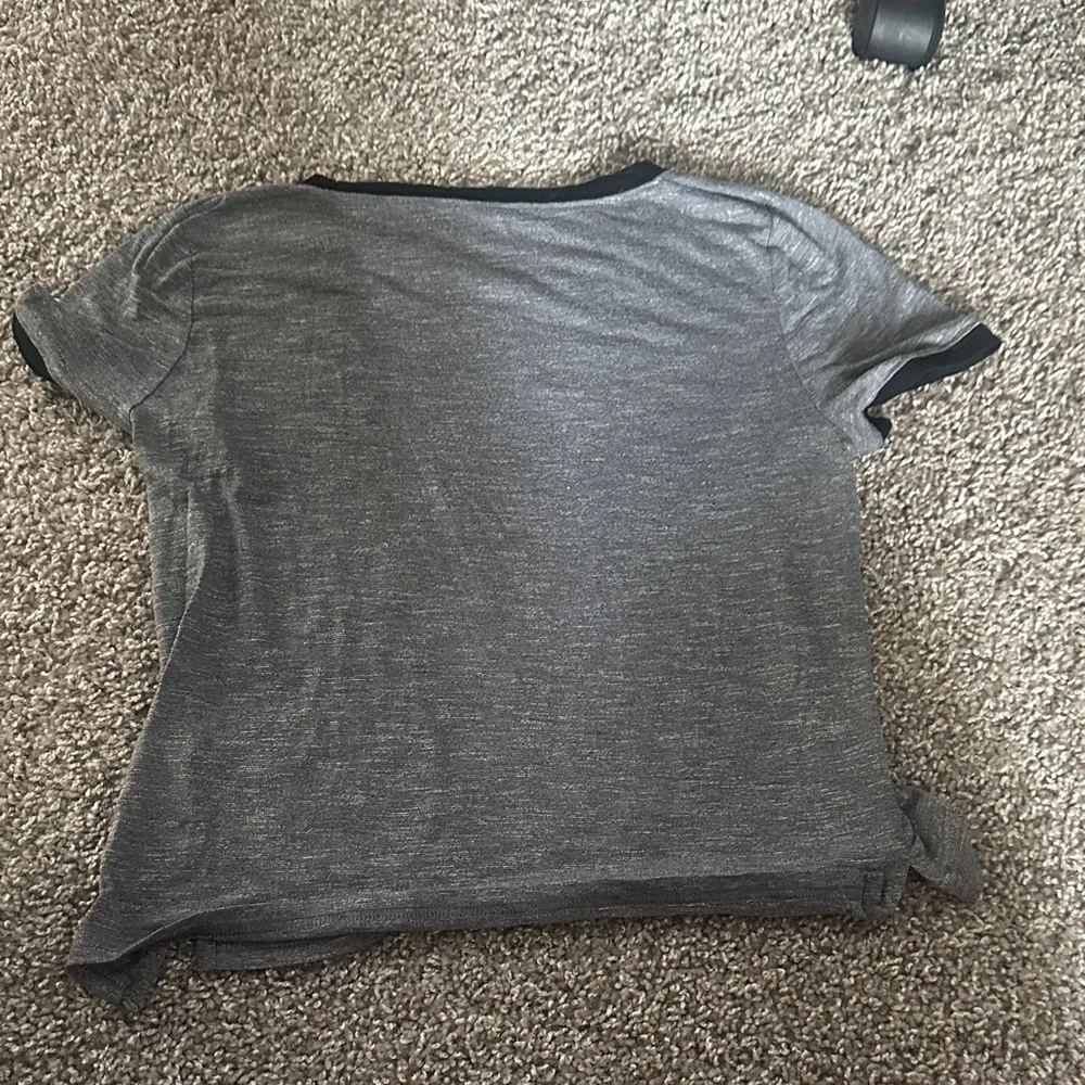 SO Heather Gray Tee with Black Accents - Picture 3 of 3